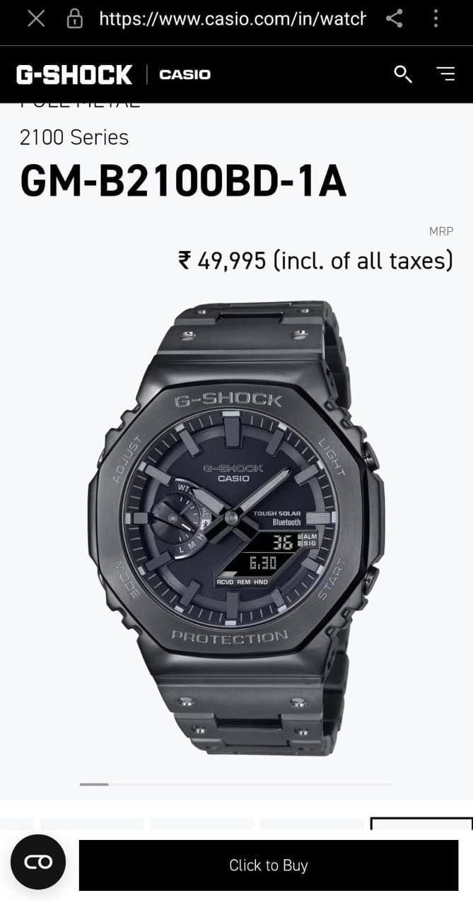 G-Shock GM-B2100