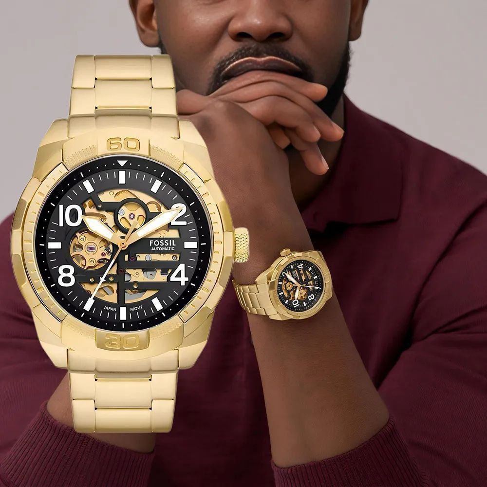 Fossil Modern Machine Automatic – ZBlack Bronson ME3256